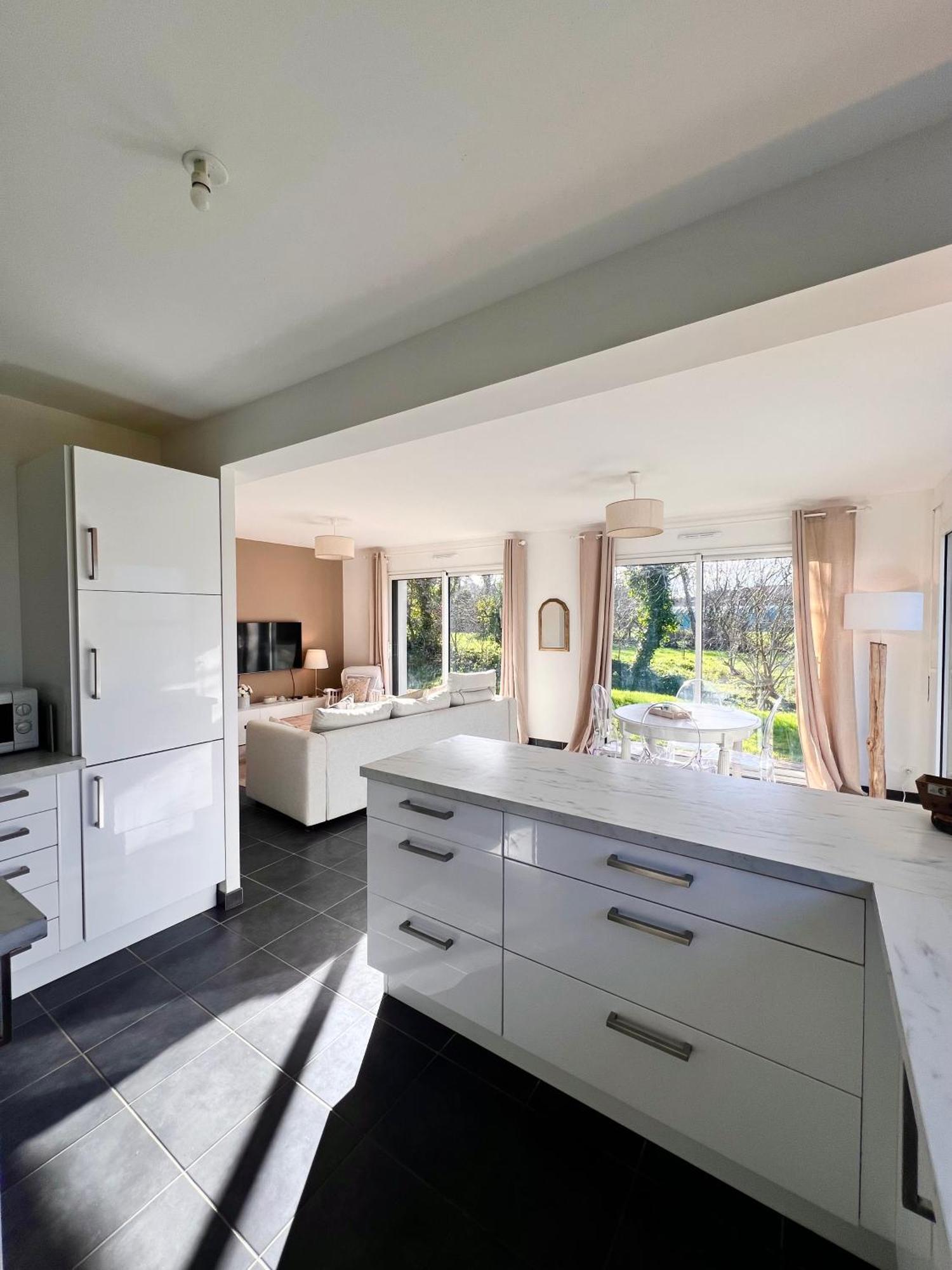 Maison Moderne Sur Le Port Loperhet Luaran gambar